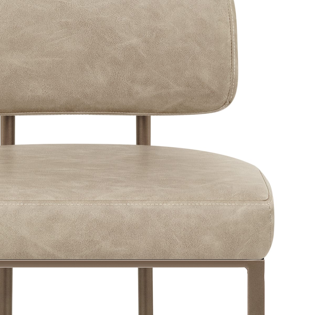 Taburete Polipiel - Verve Crema