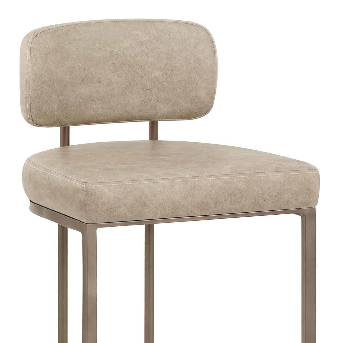 Taburete Polipiel - Verve Crema