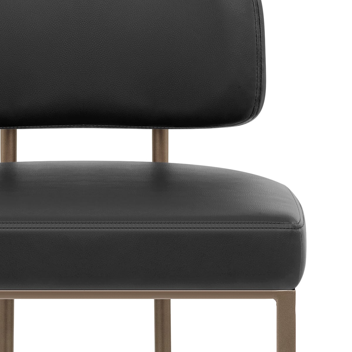 Taburete Polipiel - Verve Negro