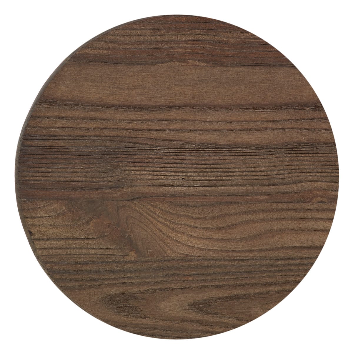 Taburete Madera Oscura - Vintage Swivel Madera