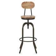 Taburete Madera Clara - Vintage Swivel Madera