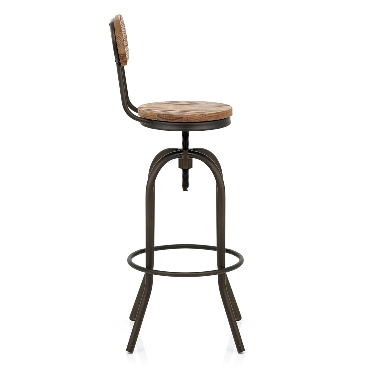 Taburete Madera Clara - Vintage Swivel Madera