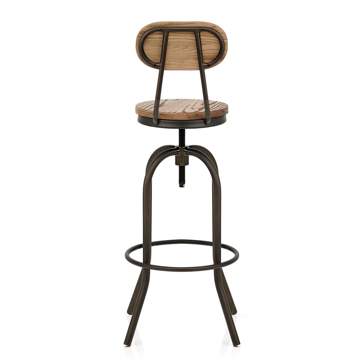 Taburete Madera Clara - Vintage Swivel Madera