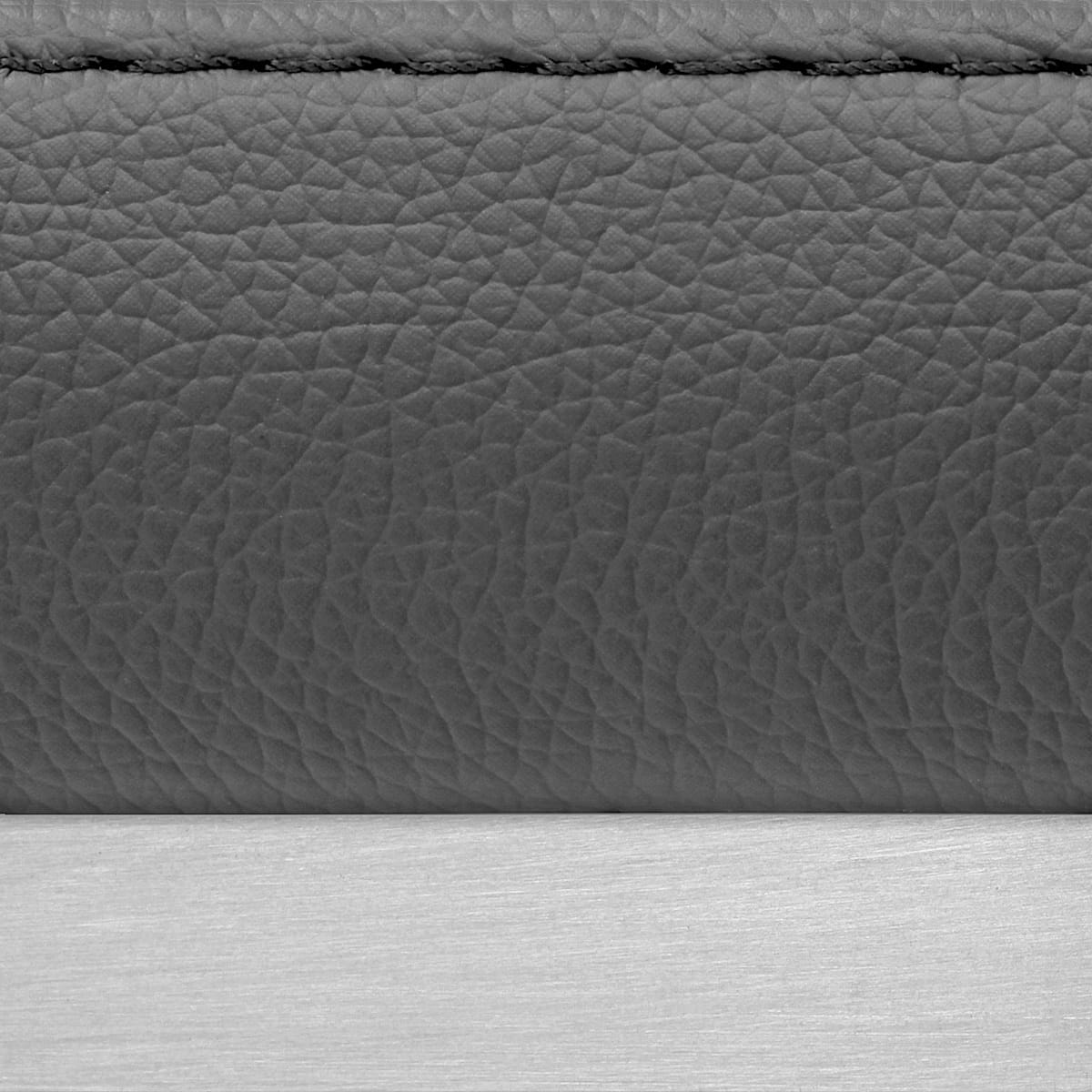 Taburete Polipiel Satinado - Visión Gris