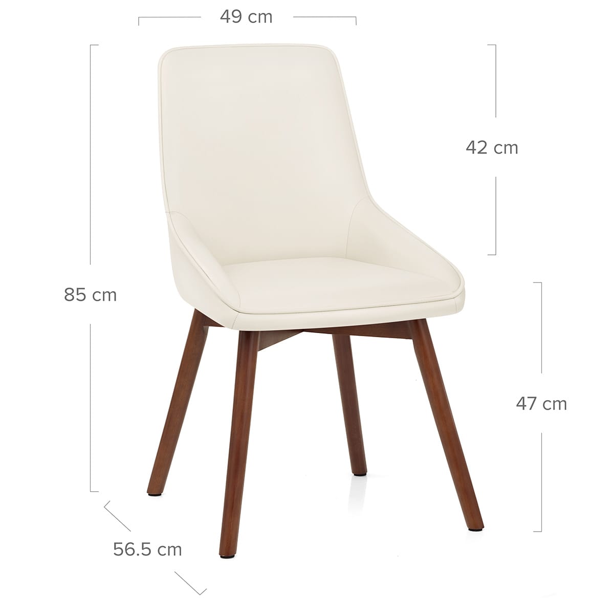 Silla Cuero Auténtico - Vito Crema