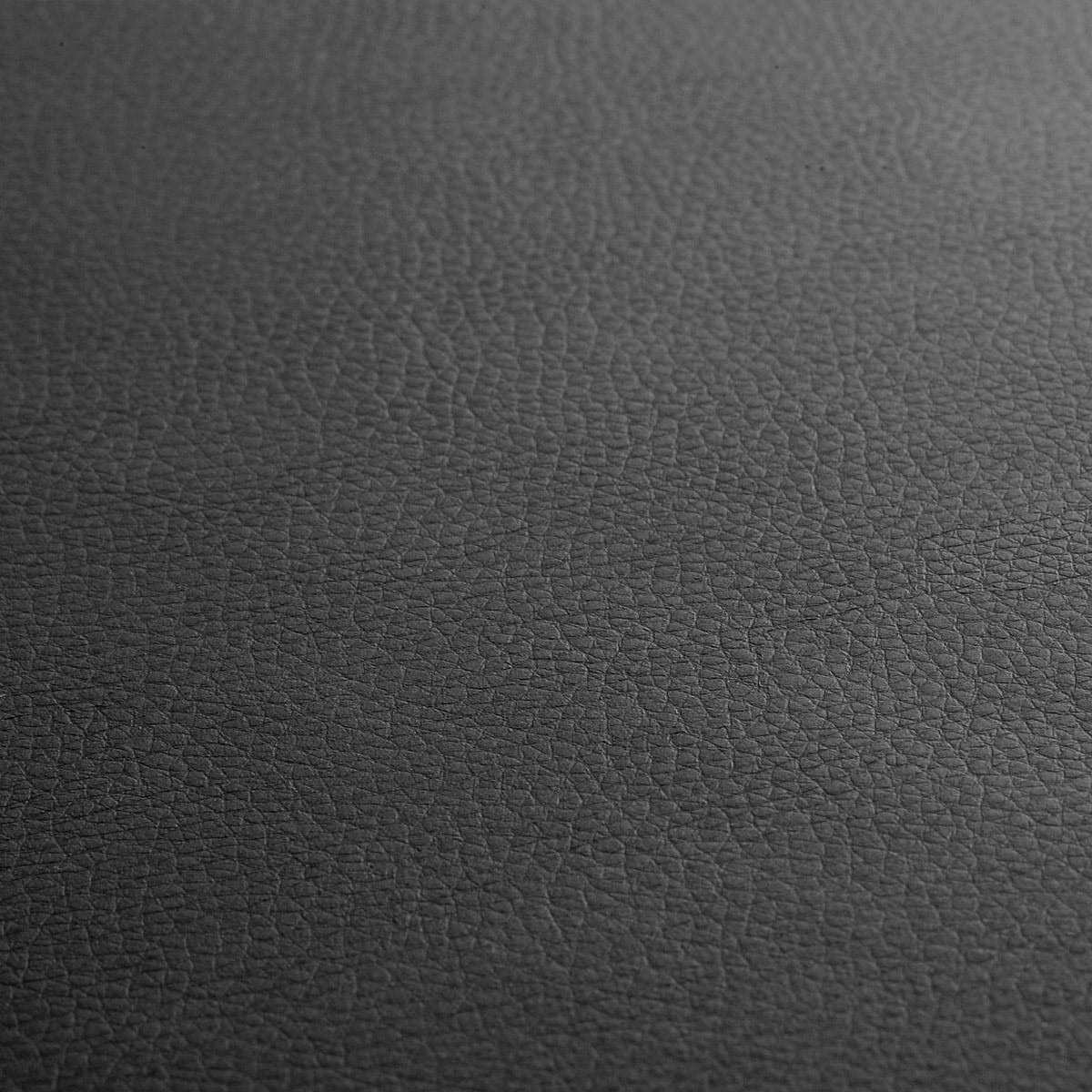 Taburete Polipiel Cromo - Alto Zeta Negro